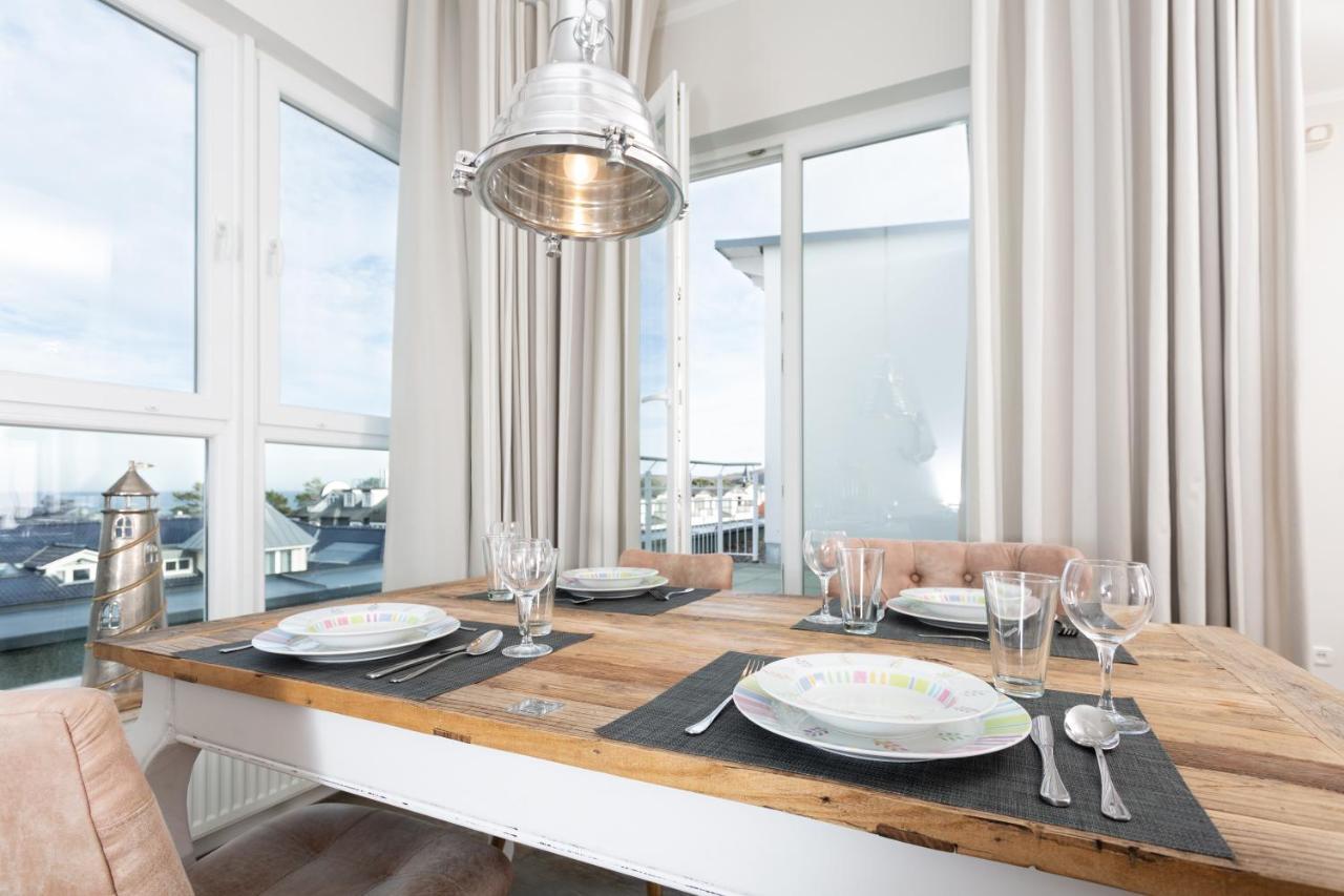 Strandnahe Fewos Mit Meerblick Und Dachterrasse, Residenz Bel Vital - Kategorie E Binz Phòng bức ảnh
